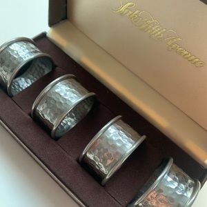 Saks Fifth Avenue napkin rings set